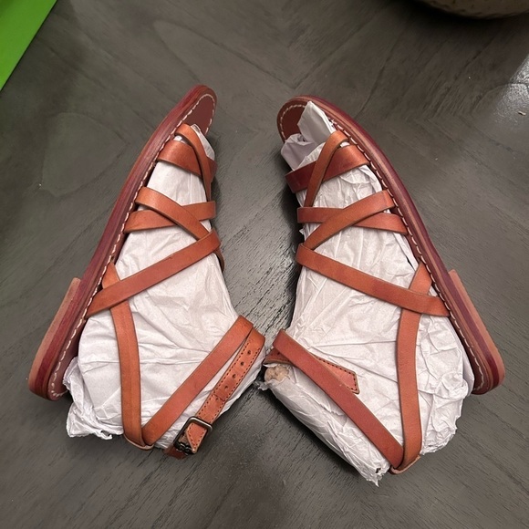 Sam Edelman Meriai Ankle-Wrap Leather Gladiator Sandals - Picture 6 of 12